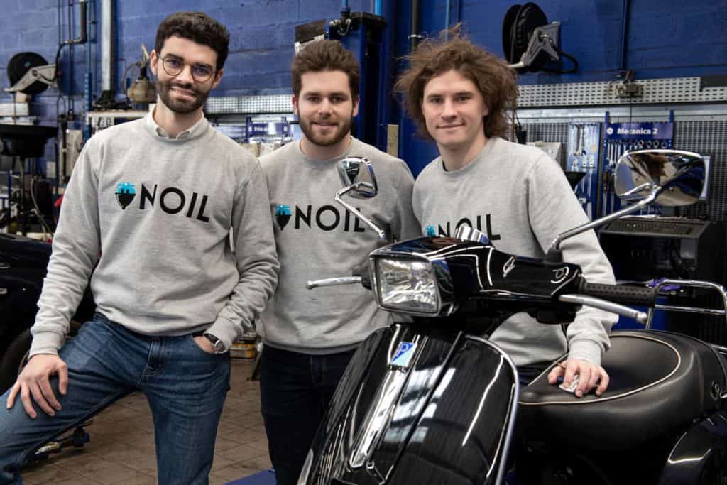 les 3 cofondateurs de noil