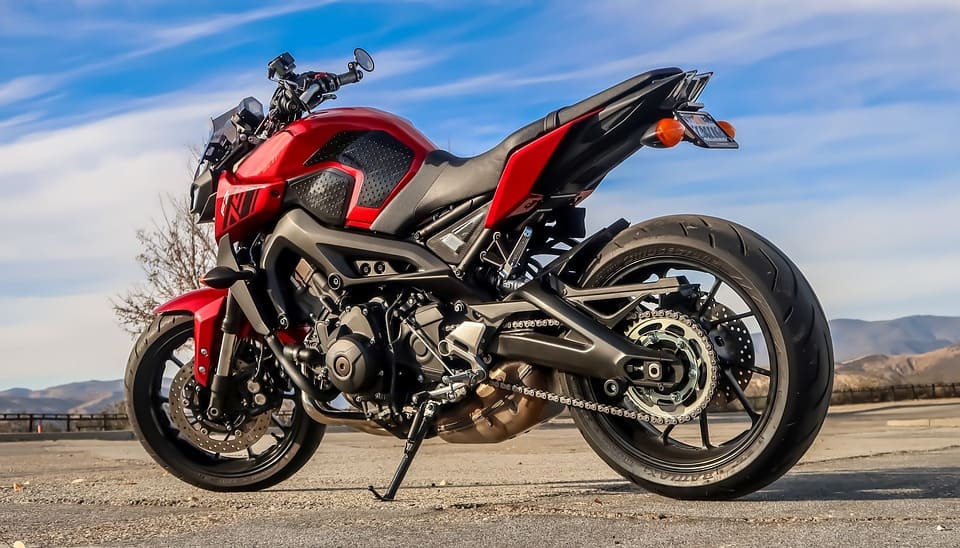 Moto rouge
