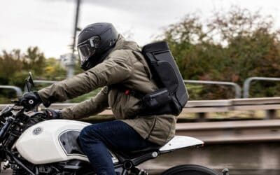 Nouveauté équipement moto : Le sac à dos Erode intégrant une protection dorsale