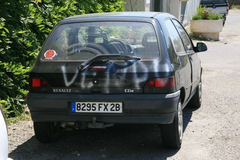 acte de vandalisme voiture