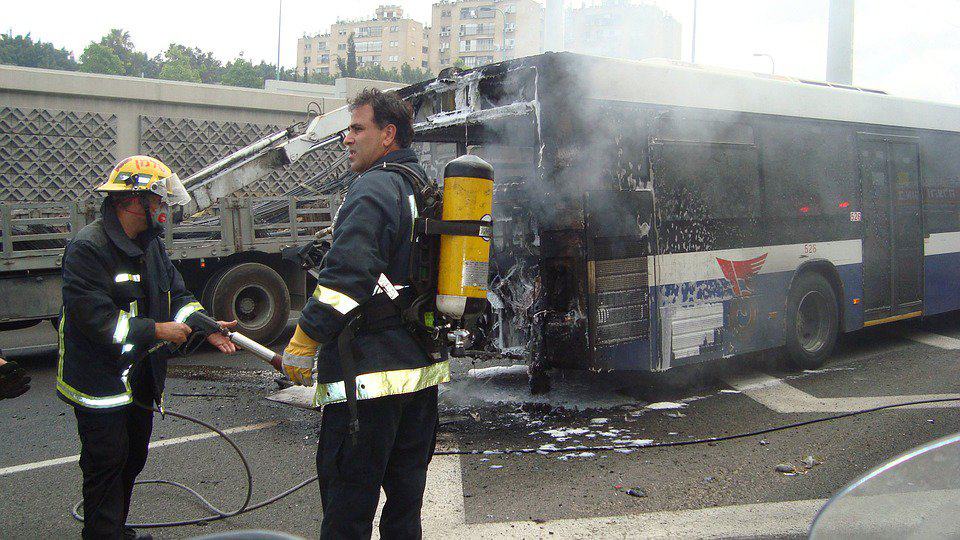 voiture incendiée
