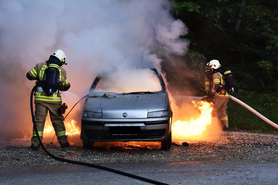 incendie voiture