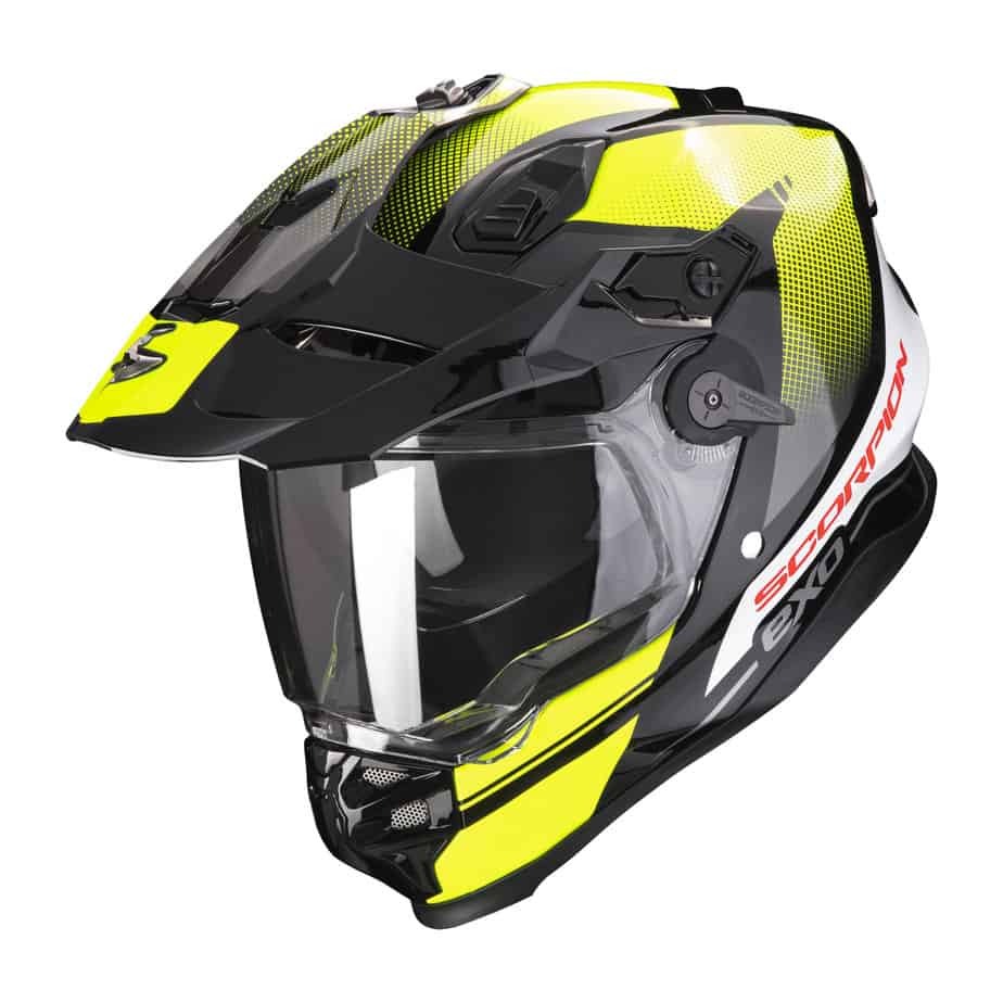 Scorpion EXO ADF 9000 Air Trail jaune fluo