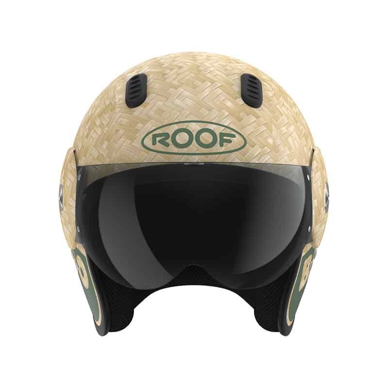 Casque jet Roof RO15 Bamboo kaki